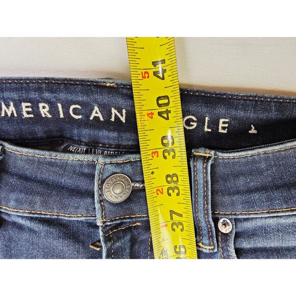 American Eagle Outfitters Size 30X32 Mens Blue Skinny Next Level Airflex Jeans - Picture 7 of 12